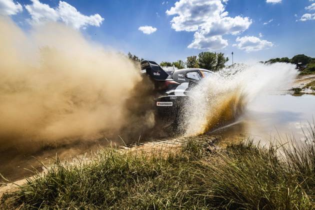 AUTO - WRC, Motorsport Rallye, WM - RALLY ITALIA SARDEGNA 2025 05 Sami PAJARI, Marko SALMINEN, Toyota GR Yaris Rally1, action during the 2025 Rally Italia Sardegna, 6th round of the 2025 WRC World Rally Car Championship, from June 5 to 8, 2025 at Olbia, Italy - OlbiaItaly Copyright: xNikosxKatikisx