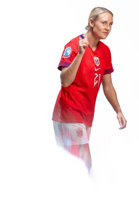 250623 Lisa Naalsund of the Norwegian women™s national football team during a media day ahead of the UEFA Women s Euro on June 23, 2025 in Oslo Photo Vegard Grott BILDBYRAN kod VG VG0771 bbeng fotboll football soccer fotball norge norway women dam pre camp precamp media day mediedag uefa euro em kvinner em 2025 preview  Copyright: VEGARDxGRoTT BB250623VG104