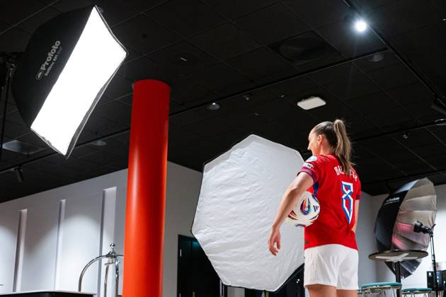 250623 Vilde Boe Risa of the Norwegian women™s national football team during a media day ahead of the UEFA Women s Euro on June 23, 2025 in Oslo Photo Vegard Grott BILDBYRAN kod VG VG0771 bbeng fotboll football soccer fotball norge norway women dam pre camp precamp media day mediedag uefa euro em kvinner em 2025 preview  Copyright: VEGARDxGRoTT BB250623VG105