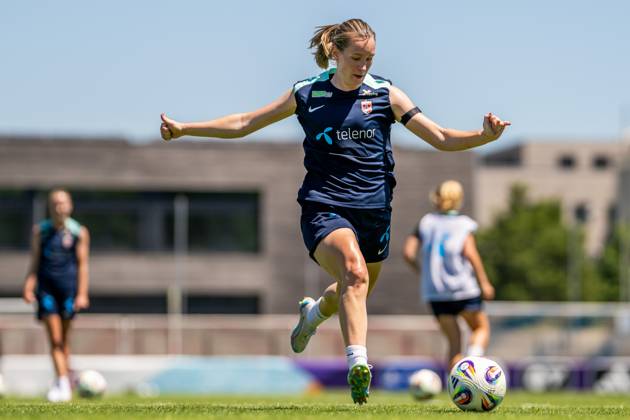 250629 Elisabeth Terland of the Norwegian women s national football team during a training session ahead of the UEFA Women s Euro 2025 on June 29, 2025 in Neuchatel Photo Vegard Grott BILDBYRAN kod VG VG0774 bbeng fotboll football soccer fotball fotballs em fotball em europamästerskap em uefa womens euro em 2025 träning practice training trening norge norway dam day 3 Copyright: VEGARDxGRoTT BB250629VG010
