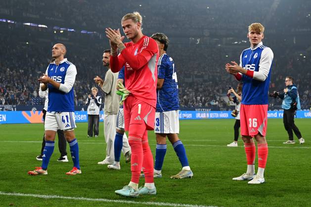 Goalkeeper Loris Karius FC Schalke 04 gestures, gestures during the 2 Bundesliga match between FC Schalke 04 and Hertha BSC, Veltins Arena on August 01, 2025 in Gelsenkirchen, Germany Photo by Ralf Treese DeFodi Images Goalkeeper Loris Karius FC Schalke 04 gestures during the 2 Bundesliga match between FC Schalke 04 and Hertha BSC at Veltins Arena on August 1, 2025 in Gelsenkirchen, Germany Photo by Ralf Treese DeFodi Images DFB DFL REGULATIONS PROHIBIT ANY USE OF PHOTOGRAPHS AS IMAGE SEQUENCES AND OR QUASI VIDEO Photo by Ralf Treese DeFodi Images