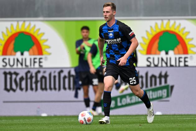 Paderborn, Home Deluxe Arena, 02 08 25, GER, Herren, 2 Bundesliga, Saison 2025 2026, SC Paderborn 07 KSV Holstein Kiel Bild Tjark SCHELLER Paderborn DFL regulations prohibit any use of photographs as image sequences and or quasi video NRW Germany