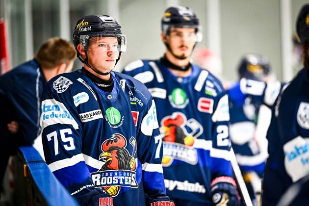 Julian Napravnik Iserlohn Roosters, 75 , GER, Iserlohn Roosters vs Dresdner Eisloewen, Ice field hockey, Penny DEL, Test match, 2025 2026 season, 15 08 2025, GER, Iserlohn Roosters vs Dresdner Eislöwen, Ice field hockey, Penny DEL, Test match, 2025 2026 season, 15 08 2025 Cologne Copyright: xJonasxBrockmann Eibner-Pressefotx EP_JBN
