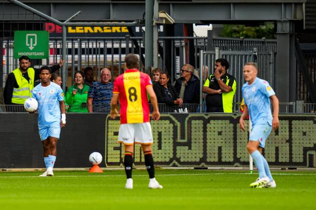 Eredivisie: Go Ahead Eagles v Sparta Rotterdam Deventer - Shurandy Sambo of Sparta Rotterdam during the third round of the 2025 2026 Eredivisie season. The match is set between Go Ahead Eagles and Sparta Rotterdam at De Adelaarshorst on 23 August 2025 in Deventer, The Netherlands. (VK Sportphoto Danny de Groot) Copyright: xDannyxdexGrootx