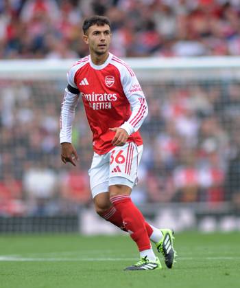 Football - 2025 2026 Premier League - Arsenal vs Leeds United - Emirates Stadium - Saturday 23rd August 2025 Martin Zubimendi of Arsenal