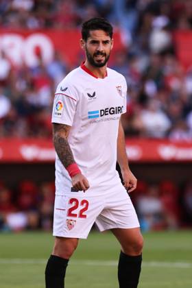 October 1, 2022, Seville, Seville, Spain: Francisco Alarcon Isco of Sevilla FC in action during the La Liga Santader match between Sevilla CF and Atletico Madrid at Ramon Sanchez Pizjuan in Seville, Spain, on October 01, 2022. Copyright: xJosexLuisxContrerasx