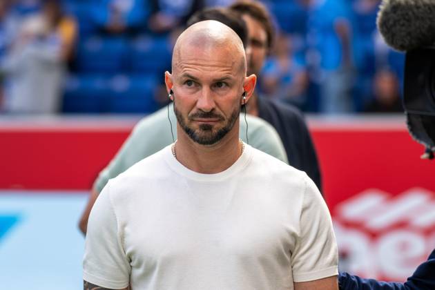 Coach Christian Ilzer TSG 1899 Hoffenheim xettx, Germany, Sinsheim, 30 08 2025, Football, Bundesliga TSG 1899 Hoffenheim vs Eintracht Frankfurt, Season 2025 2026, 2 Matchday, PreZero Arena DFL DFB REGULATIONS PROHIBIT ANY USE OF PHOTOGRAPHS AS IMAGE SEQUENCES AND OR QUASI VIDEO