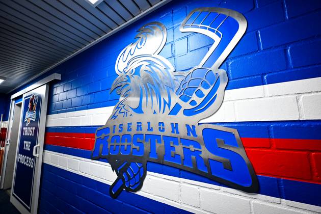 Feature, Symbol photo, Logo, Roosters Logo, GER, Iserlohn Roosters vs Kölner Haie, Ice field hockey, Gottfried Schultz NRW Cup, Final, Season 2025 2026, 31 08 2025, GER, Iserlohn Roosters vs Kölner Haie, Ice field hockey, Gottfried Schultz NRW Cup, Final, Season 2025 2026, 31 08 2025 Iserlohn Copyright: xJonasxBrockmann Eibner-Pressefotx EP_JBN