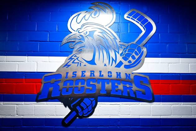 Feature, Symbol photo, Logo, Roosters Logo, GER, Iserlohn Roosters vs Kölner Haie, Ice field hockey, Gottfried Schultz NRW Cup, Final, Season 2025 2026, 31 08 2025, GER, Iserlohn Roosters vs Kölner Haie, Ice field hockey, Gottfried Schultz NRW Cup, Final, Season 2025 2026, 31 08 2025 Iserlohn Copyright: xJonasxBrockmann Eibner-Pressefotx EP_JBN