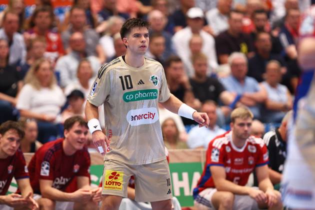 10 Renars Uscins TSV Hannover Burgdorf Handball I Men I Bundesliga Daikin HBL I Season 2025 2026 I 2 Matchday I HSV Hamburg TSV Hannover Burgdorf I 03 09 2025 I Sporthalle Hamburg
