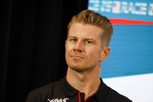 Drivers press conference, PK, Pressekonferenz held in Florida ahead of the F1 Grand Prix of Miami MIAMI GARDENS, FLORIDA, UNITED STATES - MAY 4: Driver Nico Hulkenberg of Haas F1 Team during a drivers press conference ahead of the F1 Grand Prix of Miami at the Miami International Autodrome on May 04, 2023 in Miami Gardens, Florida, United States. Florida United States. Editorial use only. Please get in touch for any other usage.  Copyright: x2025xAnadoluxEvaxMariexUzcategulxTx