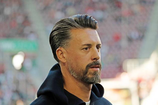 30 08 25 FC Augsburg FC Bayern Munich Germany, Augsburg, 30 08 2025, Football, Bundesliga, FC Augsburg FC Bayern Munich 2 3 Sandro Wagner Coach FC Augsburg