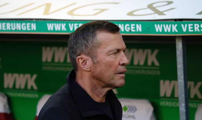 30 08 25 FC Augsburg FC Bayern Munich Germany, Augsburg, 30 08 2025, Football, Bundesliga, FC Augsburg FC Bayern Munich 2 3 Lothar Matthäus