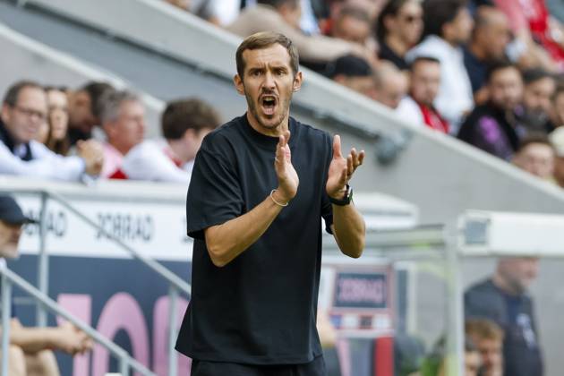 Julian Schuster SC Freiburg, Coach , Germany, Soccer, 1 Bundesliga, Matchday 3, 2025 2026, SC Freiburg vs VfB Stuttgart, 13 09 2025, Europa Park Stadion, Freiburg im Breisgau, Germany Freiburg im Breisgau Europa Park Stadion Baden Württemberg Germany Copyright: xGrantxHubbsx