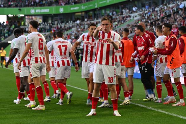 Isak Johannesson 1 FC Koeln celebrates after scoring his team™s second goal during the Bundesliga match between VfL Wolfsburg and 1 FC Köln at Volkswagen Arena on September 13, 2025 in Wolfsburg, Germany, Germany Photo by Ralf Treese DeFodi Images Isak Johannesson 1 FC Koeln celebrates after scoring his team™s second goal during the Bundesliga match between VfL Wolfsburg and 1 FC Köln at Volkswagen Arena on September 13, 2025 in Wolfsburg, Germany Photo by Ralf Treese DeFodi Images DFL regulations prohibit any use of photographs as image sequences and or quasi video Photo by Ralf Treese DeFodi Images