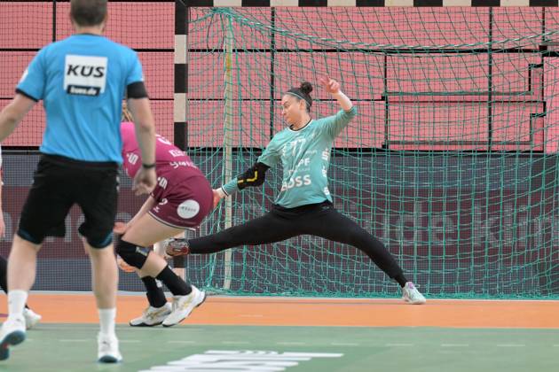 Sara Suba TusSies Metzingen, 77 in goal TusSies Metzingen vs BSV Sachsen Zwickau, Handball, Alsco HBF, 3 League Matchday, Season 2025 2026, 13 09 2025 TusSies Metzingen vs BSV Sachsen Zwickau, Handball, Alsco HBF, 3 League Matchday, Season 2025 2026, 13 09 2025 Tuebingen Copyright: xEibner-Pressefoto TobiasxBaurx EP_TBR