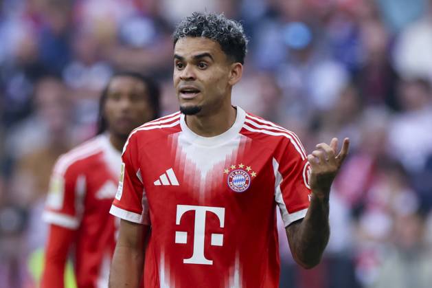 Luis Diaz FC Bayern Muenchen gestures, Bundesliga, FC Bayern München v Hamburger SV, Allianz Arena on September 13, 2025 in Munich, Germany Photo by Marco Steinbrenner DeFodi Images Luis Diaz FC Bayern Muenchen gestures, Bundesliga, FC Bayern München v Hamburger SV, Allianz Arena, September 13, 2025 in Munich, Germany Photo by Marco Steinbrenner DeFodi Images DFL regulations prohibit any use of photographs as image sequences and or quasi video