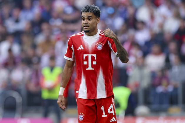 Luis Diaz FC Bayern Muenchen gestures, Bundesliga, FC Bayern München v Hamburger SV, Allianz Arena on September 13, 2025 in Munich, Germany Photo by Marco Steinbrenner DeFodi Images Luis Diaz FC Bayern Muenchen gestures, Bundesliga, FC Bayern München v Hamburger SV, Allianz Arena, September 13, 2025 in Munich, Germany Photo by Marco Steinbrenner DeFodi Images DFL regulations prohibit any use of photographs as image sequences and or quasi video