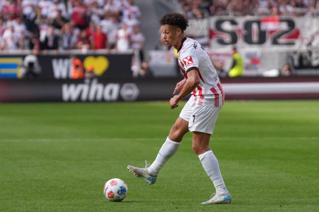 Derry Scherhant SC Freiburg, 07 am Ball , Germany, Soccer, 1 Bundesliga, Matchday 3, 2025 2026, SC Freiburg vs VfB Stuttgart, 13 09 2025, Europa Park Stadion, Freiburg, Germany DFL REGULATIONS PROHIBIT ANY USE OF PHOTOGRAPHS AS IMAGE SEQUENCES AND OR QUASI VIDEO Freiburg Europa Park Stadion Baden Württemberg Germany Copyright: xArnexAmbergx