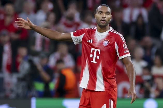Jonathan Tah FC Bayern Muenchen gestures, UEFA Champions League 2025 26 League Phase MD1, FC Bayern Munich v Chelsea FC, Football Arena Munich, September 17, 2025 in Munich, Germany Photo by Marco Steinbrenner DeFodi Images Jonathan Tah FC Bayern Muenchen gestures, UEFA Champions League 2025 26 League Phase MD1, FC Bayern Munich v Chelsea FC, Football Arena Munich, September 17, 2025 in Munich, Germany Photo by Marco Steinbrenner DeFodi Images