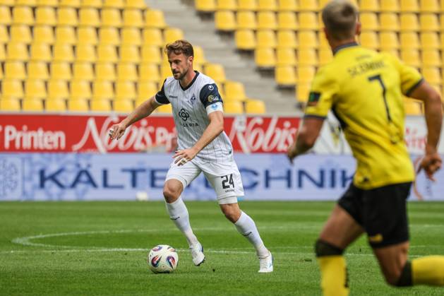 Lukas Klünter SV Waldhof Mannheim, 24 Soccer 3 League, Matchday 7, Alemannia Aachen vs SV Waldhof Mannheim on 20 09 2025 in Aachen Tivoli , Germany Aachen Tivoli Germany Copyright: xFranzxReindelx