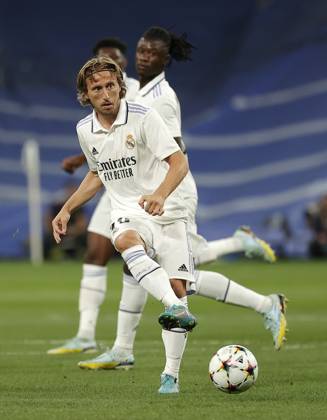 Real Madrid v RB Leipzig - UEFA Champions League MADRID, SPAIN - SEPTEMBER 14: Luka Modric of Real Madrid in action during the UEFA Champions League Group F soccer match between Real Madrid and RB Leipzig at Santiago Bernabeu stadium in Madrid, Spain on 14 September 2022. Madrid Spain. Editorial use only. Please get in touch for any other usage. Copyright: x2025xAnadoluxBurakxAkbulutx