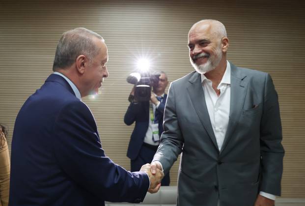 Turkish President Recep Tayyip Erdogan KONYA, TURKIYE - AUGUST 09: Turkish President Recep Tayyip Erdogan meets Albanian Prime Minister Edi Rama in Konya, Turkiye on August 09, 2022. Konya Turkey. Editorial use only. Please get in touch for any other usage.  Copyright: x2025xAnadoluxMuratxKulax