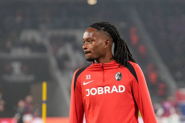 Jordy Makengo SC Freiburg, 33 , Germany, Football, UEFA Europa League, Matchday 1, League Phase, 2025 2026, SC Freiburg vs FC Basel, 24 09 2025, Europa Park Stadion, Freiburg, Germany Freiburg Europa Park Stadion Baden Württemberg Germany Copyright: xArnexAmbergx