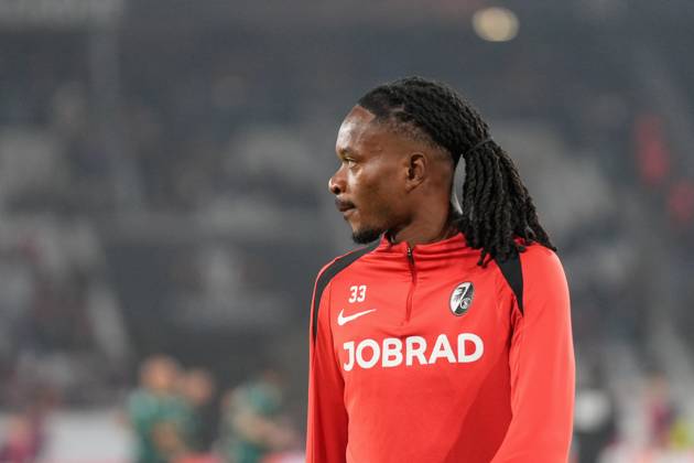 Jordy Makengo SC Freiburg, 33 , Germany, Football, UEFA Europa League, Matchday 1, League Phase, 2025 2026, SC Freiburg vs FC Basel, 24 09 2025, Europa Park Stadion, Freiburg, Germany Freiburg Europa Park Stadion Baden Württemberg Germany Copyright: xArnexAmbergx