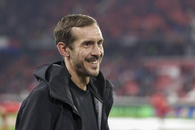 Julian Schuster SC Freiburg, Coach , Germany, Football, UEFA Europa League, Matchday 1, 2025 2026, SC Freiburg vs FC Basel, 24 09 2025, Stadion am Wolfswinkel, Freiburg im Breisgau, Germany Freiburg im Breisgau Stadion am Wolfswinkel Baden Württemberg Germany Copyright: xGrantxHubbsx