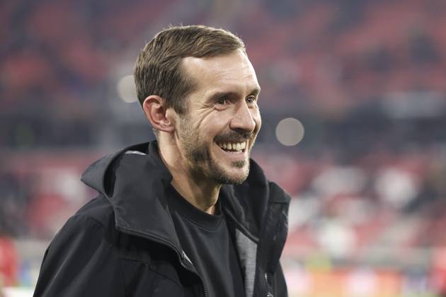 Julian Schuster SC Freiburg, Coach , Germany, Football, UEFA Europa League, Matchday 1, 2025 2026, SC Freiburg vs FC Basel, 24 09 2025, Stadion am Wolfswinkel, Freiburg im Breisgau, Germany Freiburg im Breisgau Stadion am Wolfswinkel Baden Württemberg Germany Copyright: xGrantxHubbsx