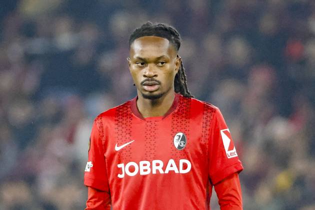 Jordy Makengo SC Freiburg, 33 , Germany, Football, UEFA Europa League, 1 Matchday, 2025 2026, SC Freiburg vs FC Basel, 24 09 2025, Stadion am Wolfswinkel, Freiburg im Breisgau, Germany Freiburg im Breisgau Stadion am Wolfswinkel Baden Württemberg Germany Copyright: xGrantxHubbsx