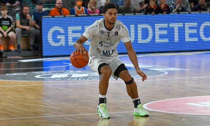 Kevin McClain MLP Academics Heidelberg, 03 Rasta Vechta vs MLP Academics Heidelberg, Basketballl, easyCredit Basketball Bundesliga, 1 Matchday, Season 2025 2026, 27 09 2025, Rasta Vechta vs MLP Academics Heidelberg, Basketballl, easyCredit Basketball Bundesliga, 1 Matchday, Season 2025 2026, 27 09 2025, Vechta Copyright: xEibner-Pressefoto RobertxGertzenx EP_RGN