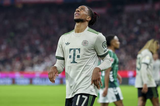 Michael Olise (FC Bayern Muenchen) schaut enttaeuscht, Bundesliga, FC Bayern München v SV Werder Bremen, Allianz Arena am 26. September 2025 in München, Deutschland. (Foto von Marco Steinbrenner DeFodi Images) Michael Olise (FC Bayern Muenchen) looks dejected, Bundesliga, FC Bayern München v SV Werder Bremen, Allianz Arena, September 26, 2025 in München, Germany. (Photo by Marco Steinbrenner DeFodi Images) DFL regulations prohibit any use of photographs as image sequences and or quasi-video. Michael Olise FC Bayern Muenchen looks dejected, Bundesliga, FC Bayern München v SV Werder Bremen, Allianz Arena, September 26, 2025 in Munich, Germany Photo by Marco Steinbrenner DeFodi Images Michael Olise FC Bayern Muenchen looks dejected, Bundesliga, FC Bayern München v SV Werder Bremen, Allianz Arena, September 26, 2025 in Munich, Germany Photo by Marco Steinbrenner DeFodi Images DFL regulations prohibit any use of photographs as image sequences and or quasi video