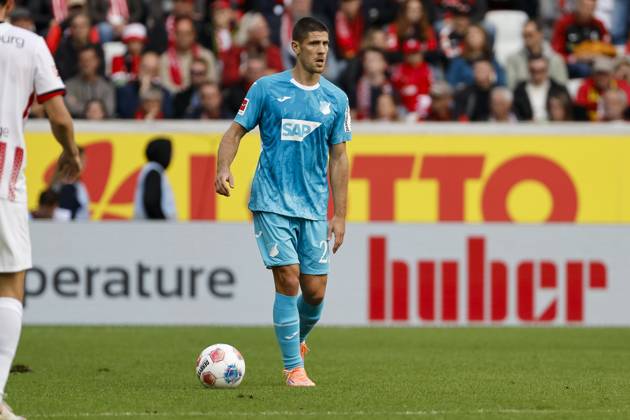 Andrej Kramaric TSG Hoffenheim, 27 on the ball , Germany, Soccer, 1 Bundesliga, Matchday 5, 2025 2026, SC Freiburg vs TSG 1899 Hoffenheim, 28 09 2025, Europa Park Stadion, Freiburg im Breisgau, Germany Freiburg im Breisgau Europa Park Stadion Baden Württemberg Germany Copyright: xGrantxHubbsx