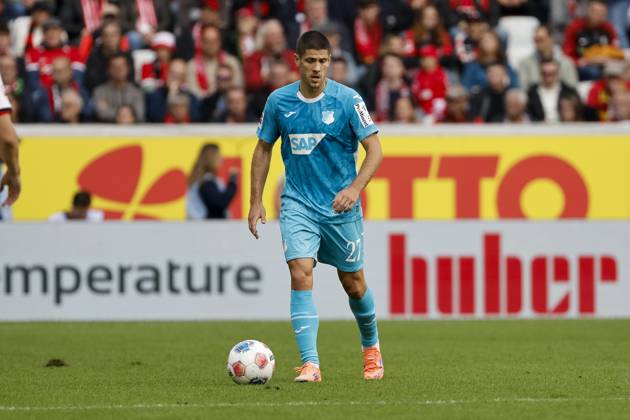 Andrej Kramaric TSG Hoffenheim, 27 on the ball , Germany, Soccer, 1 Bundesliga, Matchday 5, 2025 2026, SC Freiburg vs TSG 1899 Hoffenheim, 28 09 2025, Europa Park Stadion, Freiburg im Breisgau, Germany Freiburg im Breisgau Europa Park Stadion Baden Württemberg Germany Copyright: xGrantxHubbsx