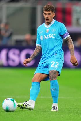 NapoliÕs Giovanni Di Lorenzo during the Serie A soccer match between Milan and Napoli at the San Siro Stadium in Milan , north Italy - Sunday , September 28 , 2025. - Soccer . Copyright: xSpada LaPressex