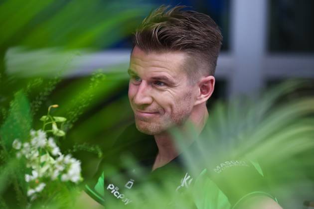 F1 - SINGAPORE GRAND PRIX 2025 HULKENBERG Nico (ger), Stake F1 Team Kick C45, portrait during the 2025 Formula 1 Singapore Grand Prix, 18th round of the 2025 FIA Formula One World Championship, WM, Weltmeisterschaft from October 3 to 5, 2025 on the Marina Bay Street Circuit, in Singapore - SingaporeSingapore Copyright: xEricxAlonsox