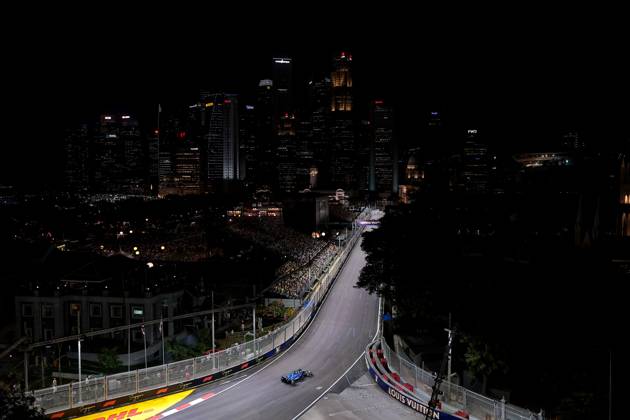 F1 - SINGAPORE GRAND PRIX 2025 23 ALBON Alexander (tha), Williams Racing FW47, action during the 2025 Formula 1 Singapore Grand Prix, 18th round of the 2025 FIA Formula One World Championship, WM, Weltmeisterschaft from October 3 to 5, 2025 on the Marina Bay Street Circuit, in Singapore - SingaporeSingapore  Copyright: xEricxAlonsox