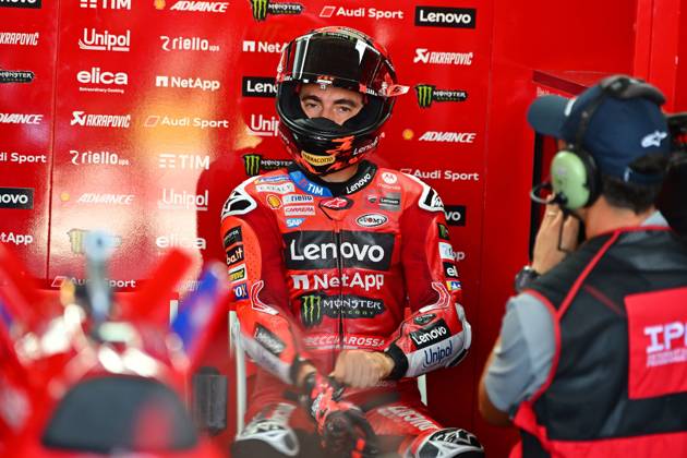 MOTO - MOTO GP - GRAND PRIX OF INDONESIA 2026 BAGNAIA Francesco (ita), Ducati Lenovo Team, Ducati Desmosedici GP25, portrait during the 2025 MotoGP Pertamina Grand Prix of Indonesia on the Mandalika circuit from October 3 to 5, At West Nusa Tenggara, Indonesia - West Nusa TenggaraIndonesia Copyright: xGIGIxSOLDANOx