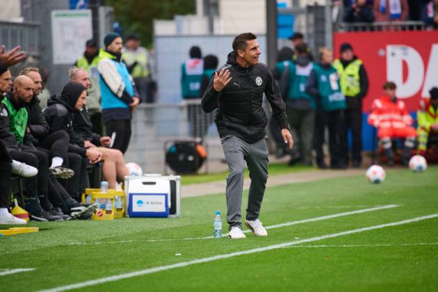 04 10 2025, Football, Men, 2 BL Bundesliga , Season 2025 2026, Holstein Kiel SV Darmstadt 98, 8 Matchday Coach Marcel Rapp Kiel Kiel, Holstein Stadion Holstein Stadion Schleswig Holstein Germany