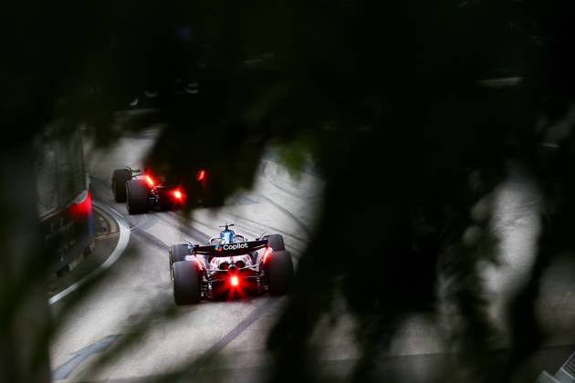 F1 - SINGAPORE GRAND PRIX 2025 43 COLAPINTO Franco (arg), Alpine F1 Team A525, action during the 2025 Formula 1 Singapore Grand Prix, 18th round of the 2025 FIA Formula One World Championship, WM, Weltmeisterschaft from October 3 to 5, 2025 on the Marina Bay Street Circuit, in Singapore - SingaporeSingapore  Copyright: xEricxAlonsox