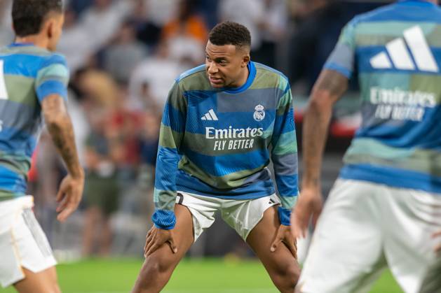 REAL MADRID CF v VILLARREAL CF. LA LIGA 2025 2026. ROUND 8. Real Madrid CF™s Kylian Mbappe during La Liga match. October 4, 2025. (ALTERPHOTOS Jorge Ropero) Copyright: xJorgexRoperox
