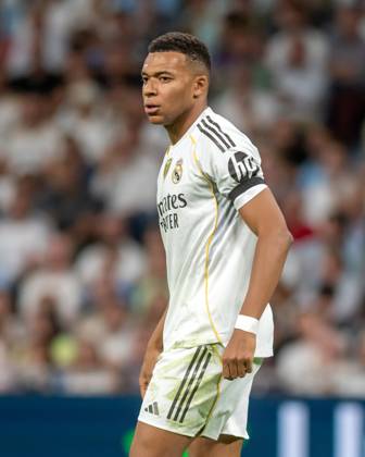 REAL MADRID CF v VILLARREAL CF. LA LIGA 2025 2026. ROUND 8. Real Madrid CF™s Kylian Mbappe during La Liga match. October 4, 2025. (ALTERPHOTOS Jorge Ropero) MadridSpain Copyright: xJorgexRoperox