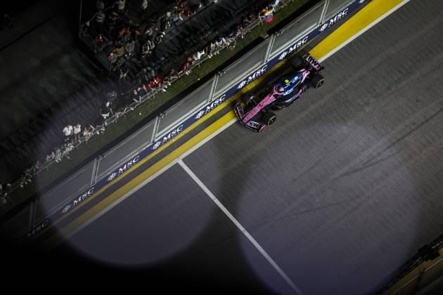 F1 - SINGAPORE GRAND PRIX 2025 43 COLAPINTO Franco (arg), Alpine F1 Team A525, action during the 2025 Formula 1 Singapore Grand Prix, 18th round of the 2025 FIA Formula One World Championship, WM, Weltmeisterschaft from October 3 to 5, 2025 on the Marina Bay Street Circuit, in Singapore - SingaporeSingapore  Copyright: xXavixBonillax