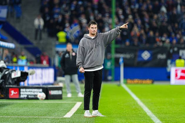 Merlin Polzin Hamburger SV, Coach GER, Hamburger SV vs FSV Mainz 05, Football, 1 Bundesliga, Matchday 6, Season 2025 2026, 05 10 2025 GER, Hamburger SV vs FSV Mainz 05, Football, 1 Bundesliga, Matchday 6, Season 2025 2026, 05 10 2025 Hamburg Copyright: xEibner-Pressefoto MarcelxvonxFehrnx EP_MFN