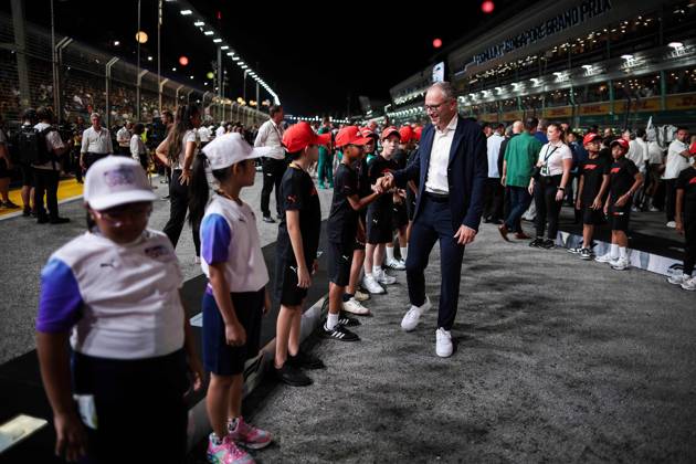 F1 - SINGAPORE GRAND PRIX 2025 DOMENICALI Stefano (ita), Chairman and CEO Formula One Group FOG, portrait during the 2025 Formula 1 Singapore Grand Prix, 18th round of the 2025 FIA Formula One World Championship, WM, Weltmeisterschaft from October 3 to 5, 2025 on the Marina Bay Street Circuit, in Singapore - SingaporeSingapore Copyright: xEricxAlonsox