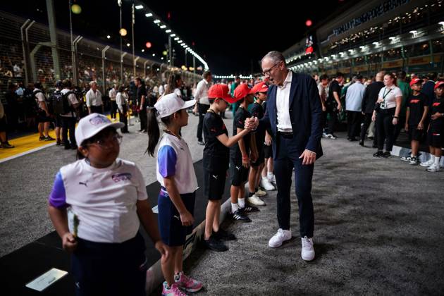F1 - SINGAPORE GRAND PRIX 2025 DOMENICALI Stefano (ita), Chairman and CEO Formula One Group FOG, portrait during the 2025 Formula 1 Singapore Grand Prix, 18th round of the 2025 FIA Formula One World Championship, WM, Weltmeisterschaft from October 3 to 5, 2025 on the Marina Bay Street Circuit, in Singapore - SingaporeSingapore Copyright: xEricxAlonsox