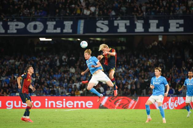 October 5, 2025, Napoli, Campania, ITALIA: Kevi De Bruyne of SSC Napoli During the 2025 26 Italian Serie A football match between SSC Napoli and Genoa on October 5, 2025, at the Diego Armando Maradona Stadium in Naples...Pictured: Napoli ITALIA - ZUMAs236 20251005_aap_s236_091 Copyright: xFabioxSassox