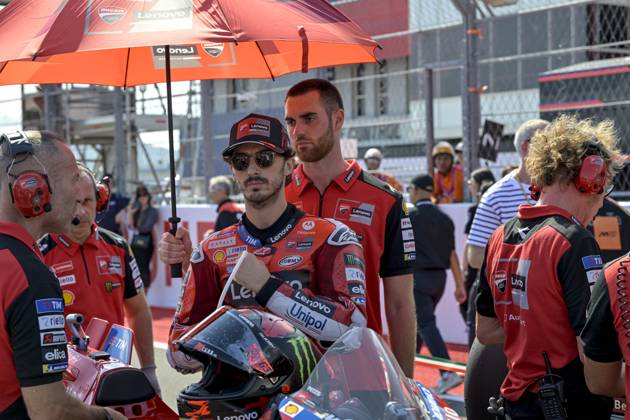 MOTO - MOTO GP - GRAND PRIX OF INDONESIA 2026 BAGNAIA Francesco (ita), Ducati Lenovo Team, Ducati Desmosedici GP25, portrait, starting grid, grille de dà part during the 2025 MotoGP Pertamina Grand Prix of Indonesia on the Mandalika circuit from October 3 to 5, At West Nusa Tenggara, Indonesia - West Nusa TenggaraIndonesia Copyright: xGIGIxSOLDANOx